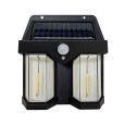 TR- 64 LED Solar wall lamp with motion sensor - black Trixline