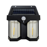 TR- 64 LED Solar wall lamp with motion sensor - black Trixline