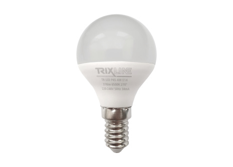 LED bulb Trixline 4W 376lm E14 P45 cold white