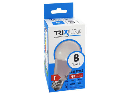 LED bulb 8W 752lm E27 A60 cold white Trixline