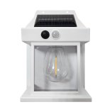 TR- 63 LED Solar wall lamp with motion sensor - white Trixline