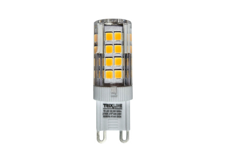 LED žárovka 4W 320lm G9 2700K teplá bílá Trixline