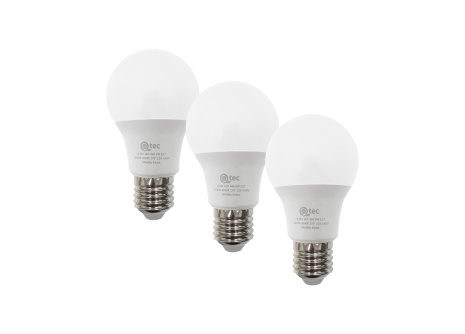 LED bulbs 9W/828lm/A60/E27 neutral white 3 PACK Qtec