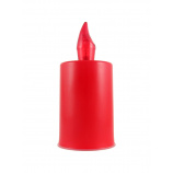 Cemetery candle red BC LUX BC 170