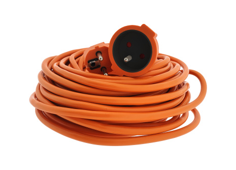 Extension lead 1 socket, 20m, TR 321 F